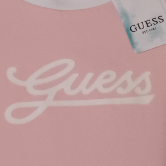 Guess Pink Logo T-Shirt - Picture 2 of 5